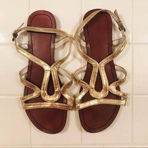 Gold Egyptian Sandals